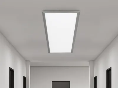 Obrázek produktu pro Ploché stropní svítidlo LED se stmívačem 30 x 120 cm - Panelová svítidla do chodby a předsíně