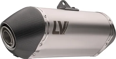 Produktbild von LeoVince Endschalldämpfer LV-14 mit Zulassung, Edelstahl, Carbon Kappe & Hitzeschild kompatibel mit Yamaha Ténéré 700 / World Raid / Rally Edition / Extreme Edition / Explore Edition 2019 - 2026
