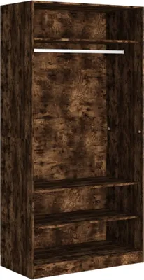 Produktbild von Kleiderschrank Räuchereiche 100x50x200 cm Holzwerkstoff