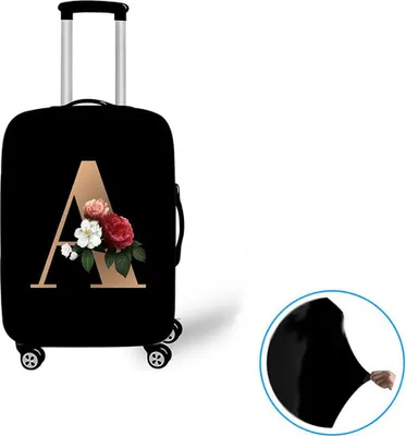 Produktbild von Elastisch Kofferhülle Kofferschutzhülle S 18-20inch Schwarz 1 Stück
