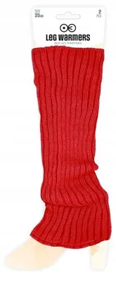 Produktbild von Beinwärmer Aerobic Stulpen 80er Jahre rot