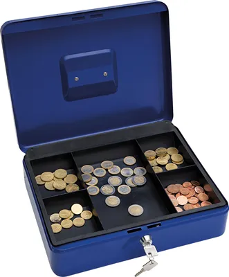 Produktbild von WEDO Geldkassette 145403X 30x24x9cm Größe 4 blau
