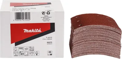 Produktbild von Makita Schleifpapier 114 x 102 mm, K320, 50 Stk. 114 x 102 mm - K320 - 50 Stk. - 6 Loch