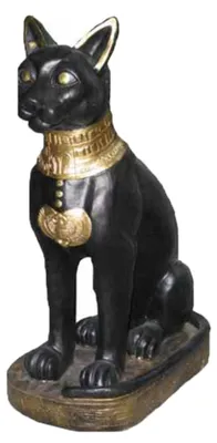 Produktbild von Figur Ägyptische Katze Bastet Ägypten Kunst Antik Stil Dekoration  Statuen Neu