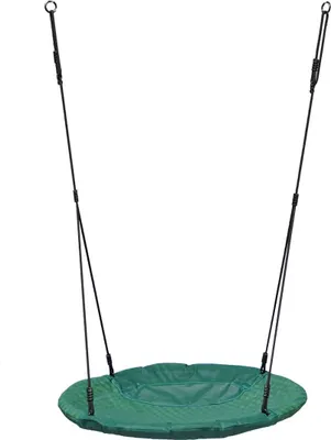 Obrázok produktu pre Zelená hojdačka 100 cm | hojdačka 100 cm - zelená | detská hojdačka s tanierom - 100 cm - zelená