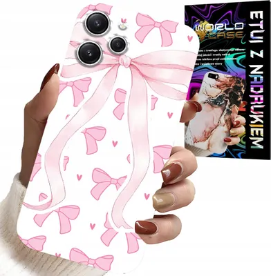 Produktbild von Etui Do Xiaomi Poco X5 Pro - Różowe Wstazki Wstązka Modne Wzory Case