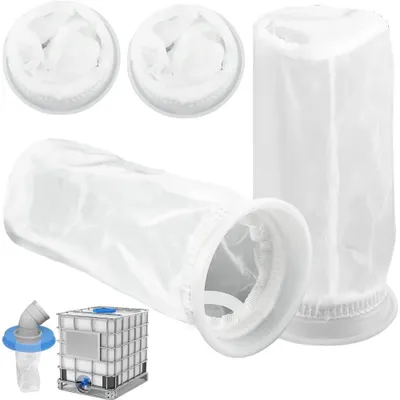 Obrázek produktu pro Sada 4 kusů filtrů pro IBC kontejnery - Filtry pro vstupní otvory IBC kontejnerů - Vhodné pro vodní nádrže - Pro zavlažování zahrady