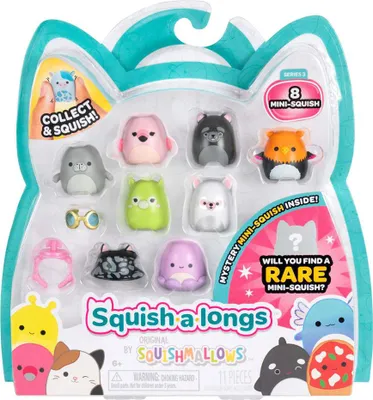 Obrázek produktu pro Jazwares squishmallows - squish-a-longs speelfiguren style 3 - 8dlg.