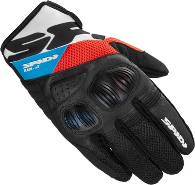 Obrázek produktu pro Rukavice na motorku Spidi Flash-R Evo, červené/modré, L