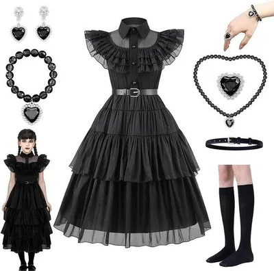 Immagine prodotto di Costumi di Halloween per bambine - Costumi da film per cosplay - Carnevale (150)