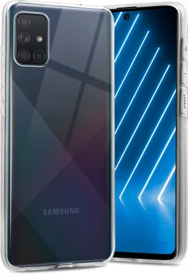 Produktbild von FROSTED-Case für Samsung Galaxy A71, Farbe:Crystal-Clear