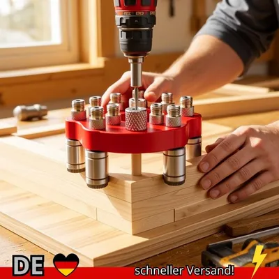 Produktbild von Selbst Mitte Dübel Vorrichtung Hand Bohr Führung für Gerade Löcher
