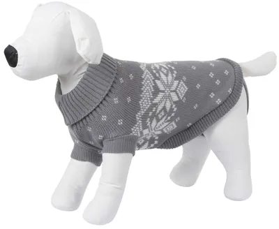 Produktbild von Kerbl Lillehammer Pullover, grau/weiß, 35 cm