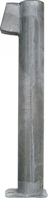 Produktbild von Bodenhülse für Rohrpfosten, Stahl, feuerverzinkt, Ø 76mm, Länge 500mm