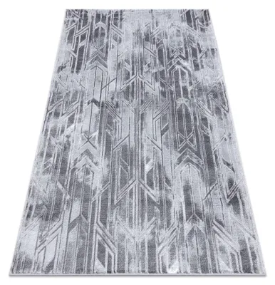 Produktbild von Modern MEFE Teppich B402 - Strukturell zwei Ebenen aus Vlies dunkelgrau Grau 80x150 cm