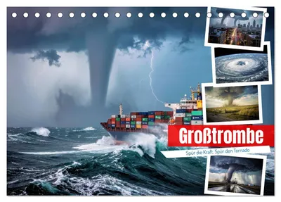 Immagine prodotto di Großtrombe (calendario da tavolo 2027, formato DIN A5 orizzontale), calendario mensile CALVENDO