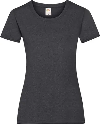 Produktbild von Damen-T-Shirt, Kurzarm - FOL VALUEWEIGHT T/W - d.h.grey - Größe S