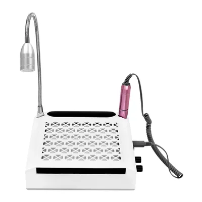 Obrázek produktu pro Nástroj na manikúru, 6 brusných hlavic, ergonomický design, BÍLÝ