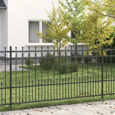 Immagine prodotto di Maison Exclusive - Recinzione ad anelli con punte HORST Nero
