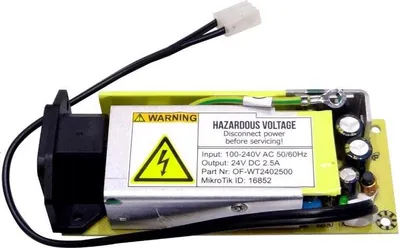 Zdjęcie produktu dla Mikrotik 24V 2.5A Internal Psu, 24V2Apow
