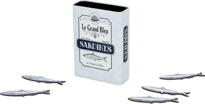 Produktbild von Balvi Sardines Magnetic Pencil Holder 5 Magnet Grau Grau One Size