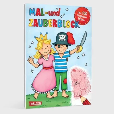 Produktbild von Mal- und Zauberblock: Malblock mit über 100 magischen Motiven