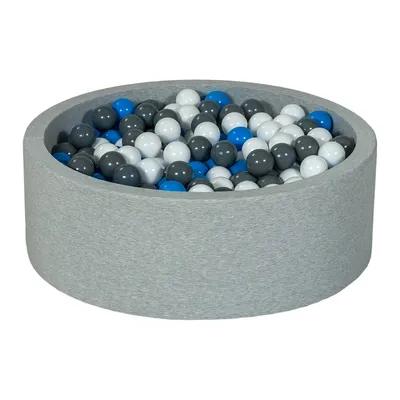 Produktbild von Bällebad Spielplatz + 450 Bälle weiß, blau, grau