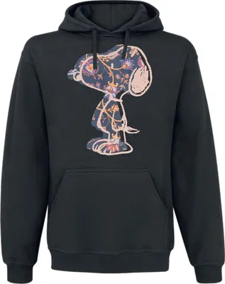 Produktbild von Peanuts Kapuzenpullover Damen Golden Snoopy schwarz L