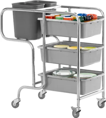 Produktbild von SARO Abräumwagen CLAIRE, Höhe: 910 mm, Länge: 1060 mm, Breite: 580 mm