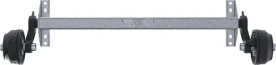 Obrázok produktu pre KNOTT brzdená náprava 1500 kg 1450 mm pre autoprepravníky a prívesy