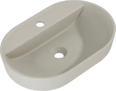Produktbild von Jungborn Aufsatzwaschbecken NONUS DECEM 612 x 412 mm fume matt