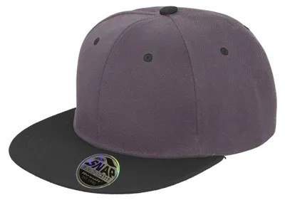 Produktbild von Result Uni Core Bronx Baseball Kappe, 2 Tone FK624 (Einheitsgröße) (Grau/Schwarz)