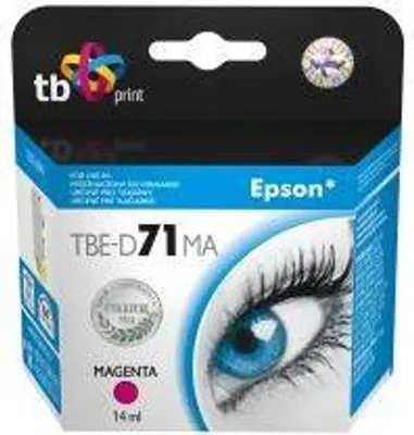 Obrázek produktu pro TB Print TBE-D71MA, Purpurová, Inkoust na pigmentové bázi, 12 ml, 1 kusů, 650 str.