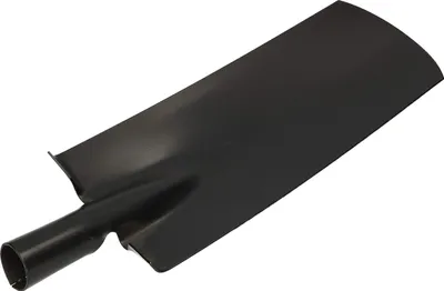 Image de KOTARBAU® Bêche de drainage 380 x 147 mm pour un diamètre de tige de 38 mm Feuille d'acier longue et étroite pour transplanter SANS BOUCLES