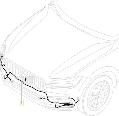 Zdjęcie produktu dla VOLVO XC60 wiazka przedniego zderzaka 32374242 OE
