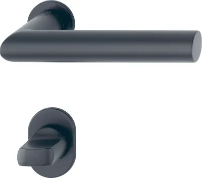 Image de HOPPE Garniture à béquilles AMSTERDAM - sur mini rosace PZ, 40-50, inox