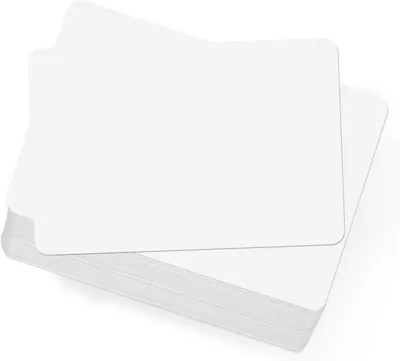 Imagen del producto de Set de tarjetas postales A6, 108 unidades, 250 g/m², tarjetas postales blancas sin texto, con esquinas redondeadas, para uso creativo