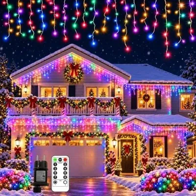 Zdjęcie produktu dla Łańcuch świetlny LED 20 m 560 diod wielokolorowy boże narodzenie
