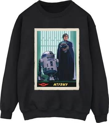 Produktbild von Star Wars - "The Mandalorian MTFBWY" Sweatshirt für Damen BI39286 (XL) (Schwarz)