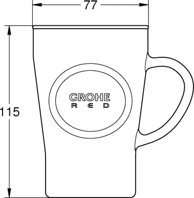 Produktbild von GROHE Red Teegläser (4 Stück), 40432000