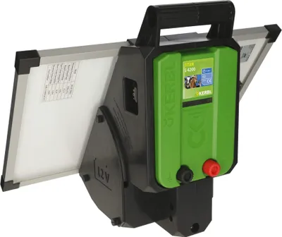 Produktbild von Kerbl Weidezaungerät TITAN S 4200 Solar Zaungerät, für Rinder- / Pferdeweiden