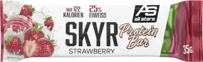 Produktbild Allstars SKYR Protein Bar Strawberry Eiweiß Riegel mit SKYR 35g