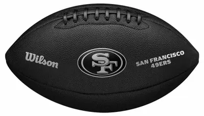 Produktbild von Wilson Nfl Team Metallic Premiere San Francisco 49ers American-football-ball Schwarz Schwarz One Size