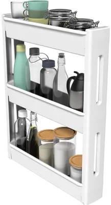 Produktbild von EDA Beistellwagen MOBILO DESSERTE XS PP 3 Böden weiß