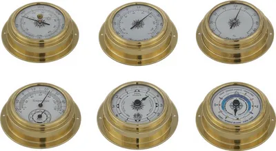 Produktbild von klassiche Messinstrumente aus Messing für Boote Größe: Barometer