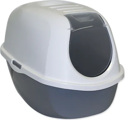 Produktbild von MAGIC CAT Toilette mit Deckel 39 × 53 × 41 cm grau