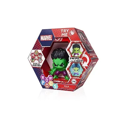 Immagine prodotto di Pods - Collezione Marvel - Hulk - Figura da collezione con luce e sensore di movimento (Deqube 918MVL101605) DEQUBE