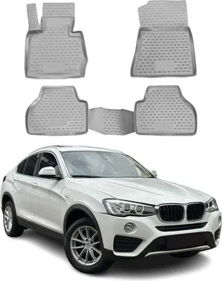 Produktbild von 2014-2018 BMW X4 F26 Fußmatten TPE Grau 4 tlg