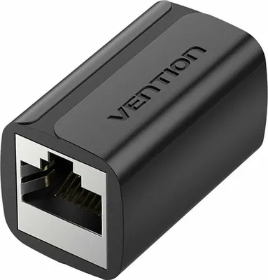 Produktbild von Vention Adapter RJ45 Stecker RJ45 IPWB0 Cat7 FTP/ RJ45 Female - RJ45 Female/ Schwarz