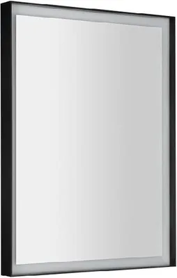 Image de Sapho Sort LED - miroir avec éclairage LED, 600x800 mm, noir mat ST080